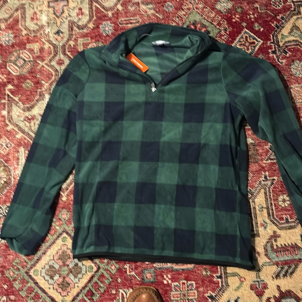 Joe Fresh Plaid Fleece NWT